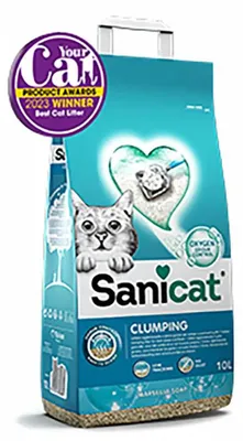 Zdjęcie produktu dla Sanicat Marsella 19 l – żwirek zbrylający się, przezroczysty Przezroczysty, jeden rozmiar