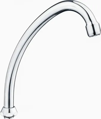 Produktbild von Cornat Rohrauslauf Hu-Form Niederdruck verchromt 18 cm