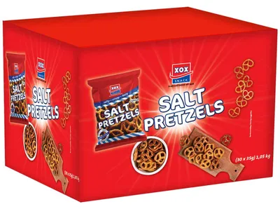 Produktbild von XOX Salz Brezel 30x35g, KI-generiertes Bild