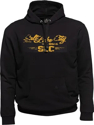 Produktbild von Übergrößen Kapuzen-Sweatshirt AHORN SPORTSWEAR SLC orange Schwarz 3XL