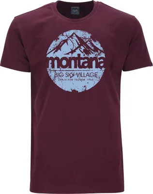 Produktbild von Übergrößen T-Shirt Sky Village Eisblau AHORN SPORTSWEAR Maroon Red 8XL