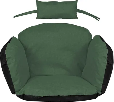 Produktbild von Gartenkissen 112x113 cm für Hängesessel Storchennest wasserfest grün