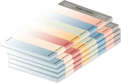 Produktbild von PRICARO Wochenplaner "Colours", A6, 5 Stück