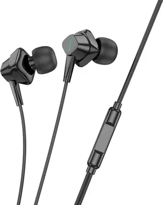 Produktbild von Kabelgebundene In-Ear Kopfhörer mit Mikrofon kompatibel mit iPhone 1,2 m Schwarz