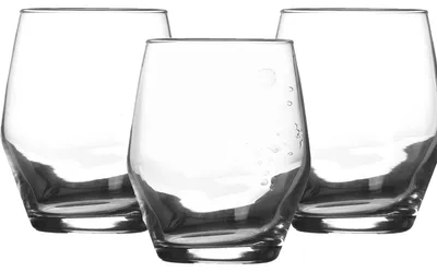 Produktbild von LAV Wasserglaser Ella - transparentes Glas - 3x Stuck - 370 ml