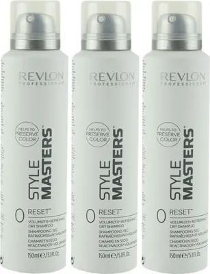 Produktbild von Revlon Style Masters Reset 3 x 150 ml Trockenshampoo Set