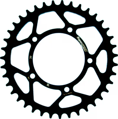 Productafbeelding van Staal kettingtandwiel Supersprox 520 - 39 tanden (zwart) RFE-18:39-BLK | Binnenmaat 90,0 mm, buitenmaat 108,0 mm, 5 gaten