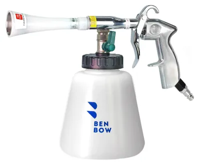 Obrázek produktu pro Benbow Classic 004, čisticí pistole na stlačený vzduch, tlak 6-9,2 bar, nádrž na 1 litr, příprava vozu, rychlé sušení a ofukování