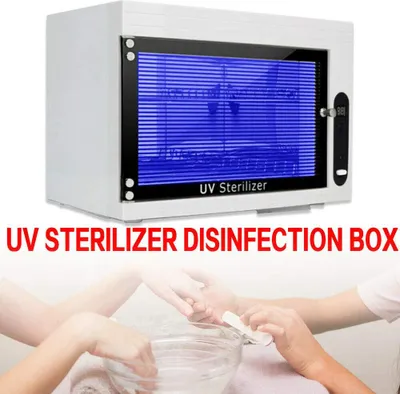 Produktbild von Desinfektionsschrank UV Sterilisator Desinfektion Nagelstudio Nagel Werkzeuge für Maniküre-Tools, Pinzetten und Handtücher 220V
