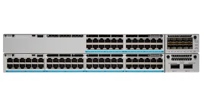 Image de Cisco Catalyst 9300 - Network Advantage - Switch - L3 - managed - 48 x Gigabit SFP - an Rack montierbar