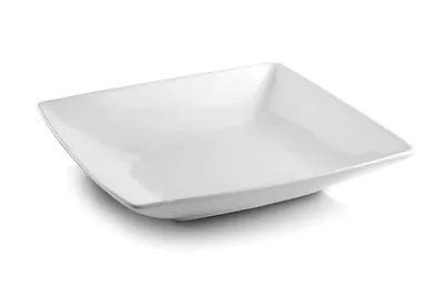 Obrázek produktu pro BonBistro Hluboký talíř / talíř na těstoviny Yong Squito 22 x 22 cm – bílý – 6 kusů