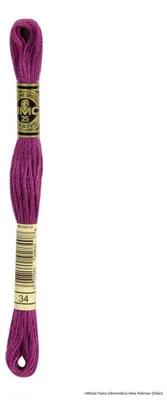 Productafbeelding van DMC Stickgaren Mouline Special 117MC -34, 6-strengs, 8 meter