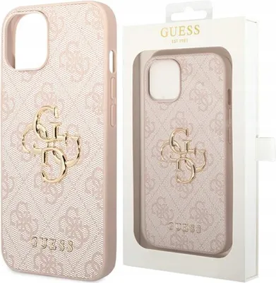 Image de Guess Guhcp15S4Gmgpi Iphone 15 / 14 / 13 6.1 Różowy/Pink Hardcase 4G Big Metal Logo