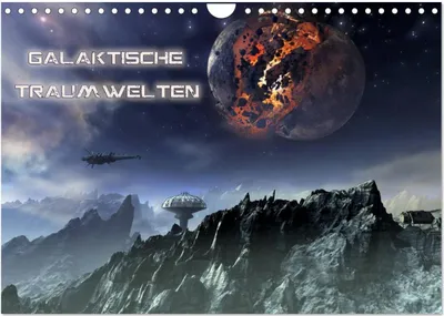 Produktbild von Galaktische Traumwelten (Wandkalender 2025 DIN A4 quer), CALVENDO Monatskalender