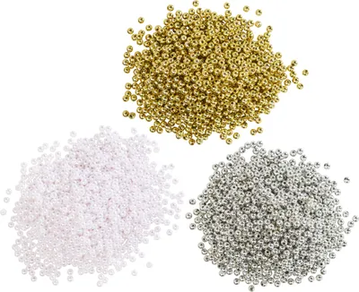 Produktbild von VBS XXL Wachsperlen Set 4 mm 3000 Stück Bastelperlen für Schmuck und Dekoration
