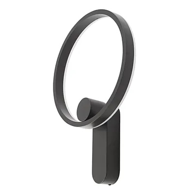 Produktbild von Lucande LED-Wandlampe Yekta, indirekt, schwarz, dimmbar