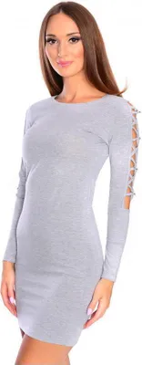 Immagine prodotto di Mini abito da donna; grigio/2XL/3XL