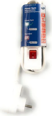 Produktbild von Steckdosenleiste 3+1-fach m.Schalter weiß 2m Powersplit