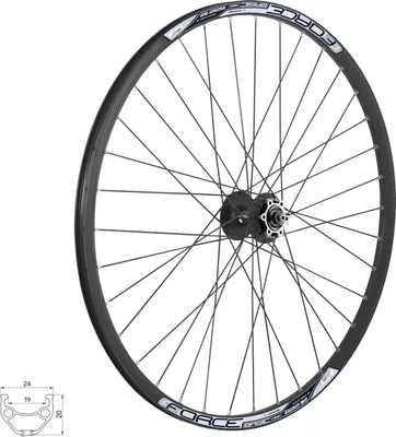 Produktbild von Vorderrad 28/29" FORCE BASIC DISC 622x19 HBM475-6b 36sh