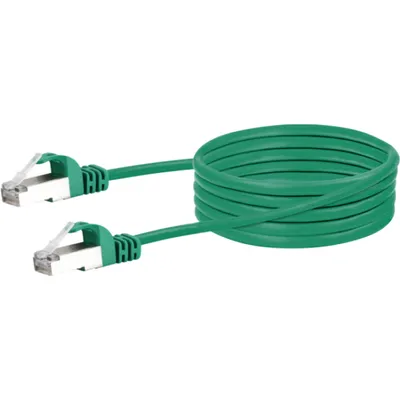Produktbild von Schwaiger CKB6025 059, 2,5 m, Cat6, SF/UTP (S-FTP), RJ-45, RJ-45, Grün
