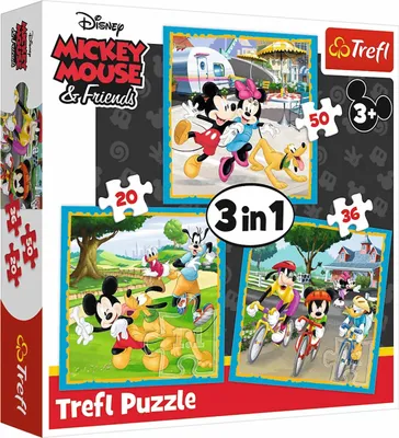 Zdjęcie produktu dla Trefl TREFL DISNEY Puzzle 3 in 1 set Mickey Mouse