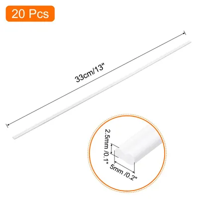 Produktbild von 20 Stš¹ck 330mm Kunststoff Schwei?st?be PVC Schwei? Draht Kunststoff Schwei?en Schwei? Streifen fš¹r Plastik Schwei?ger?t Schwei?reparatur Wei?