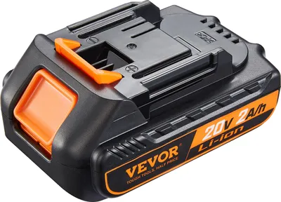 Produktbild von VEVOR 20 V 2000-mAh-Lithium-Akku Ersatz für Elektrowerkzeuge max. 20 A Ausgangsstrom Akku mit Überladungs-, Tiefentladungs-, Überhitzungs- und Kurzschlussschutz Lithium Batterie 15,8 x 74,8 x 50,7 mm