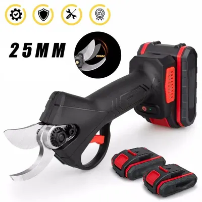 Produktbild von Elektrische Astschere - Bypass-Gartenschere - 1200 W - 25 mm Schnittdurchmesser - 21 V - Bürstenloser Motor - Akku inklusive