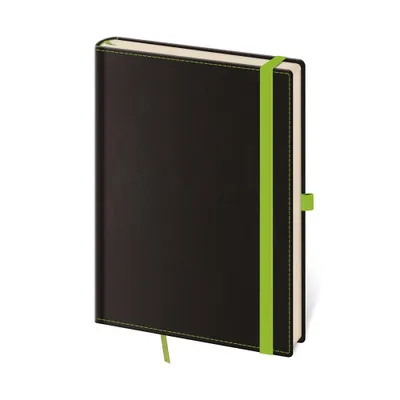 Obrázok produktu pre Zápisník - Black Green - bodkovaný L