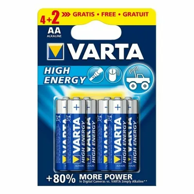 Image de Pile alcaline au manganèse Varta 4906121436 AA 1.55 V