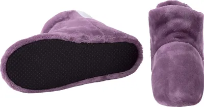 Produktbild von RAIKOU COSYSCHOE Hausschuhe-Pantoffel Stiefel für Damen, Herren aus Micro Flausch mit ABS und Rutschfester Sohle, Super Flauschige Lila-37/40