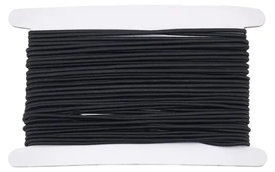Productafbeelding van Elastische banden - 3 mm x 18 meter - Zwart