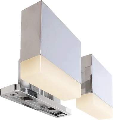 Zdjęcie produktu dla Oświetlenie lustrzane LED Oświetlenie natynkowe Ayleen II 5 W 120x54x48 mm 3000 K srebrny IP20