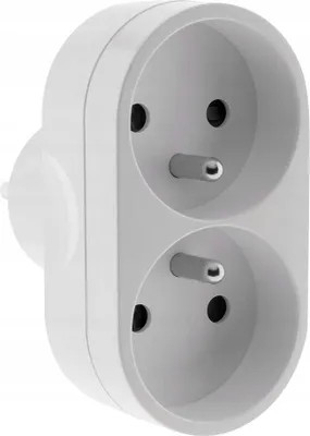 Obrázok produktu pre Zenitech dvojitá zásuvka 2x16A biela
