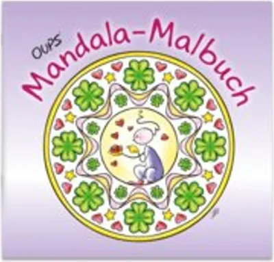 Produktbild von Oups Malbuch mit 22 Mandalas zum Entspannen und Ausmalen für Kinder und Erwachsene