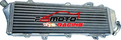 Image de Radiateur en aluminium, construction robuste, capacité de refroidissement accrue, adapté aux modèles Kawasaki KX125