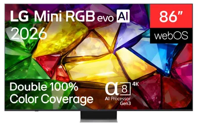 Produktbild von LG Mini RGB 86MRGB88B9B, 2,18 m (86"), 3840 x 2160 Pixel, LED, Smart-TV, WLAN, Schwarz