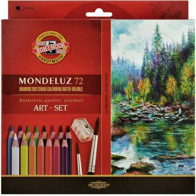 Produktbild von KOH-I-NOOR Aquarellstifte Mondeluz 3714 - 72 Stück