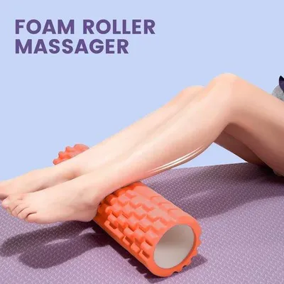 Produktbild von Famanu Foam Roller Faszienrolle - 4-in-1 Massagegerät für Triggerpunkt-Massage