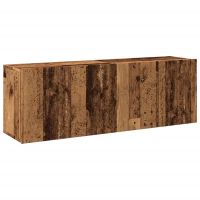 Productafbeelding van vidaXL TV-wandkasten, 2 stuks, met een antieke houten uitstraling, 60x30x41 cm