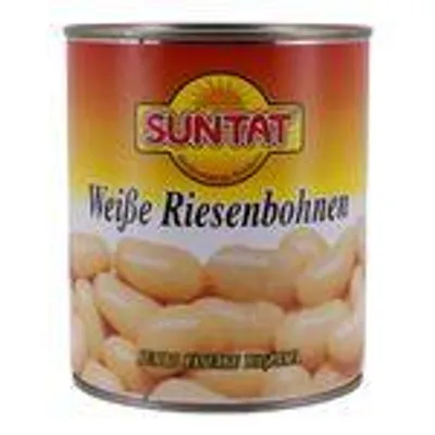 Suntat Weiße Riesenbohnen 800g – Vielseitige Hülsenfrüchte für Ihre Küche