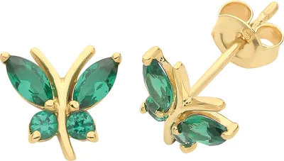 Image de Boucles d'Oreilles Femme Or 375/1000 avec Oxyde de Zirconium - 8mm*8mm; TRS26805