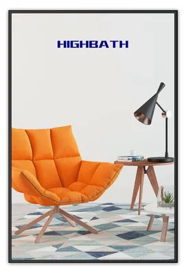 Zdjęcie produktu dla Omgoods - Czarny, prostokątny lustro ścienne - 40 x 60 cm, lustro do łazienki z aluminium