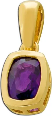 Produktbild von Amethyst Anhänger Gold 585 14K nat Afrikanischer Amethyst