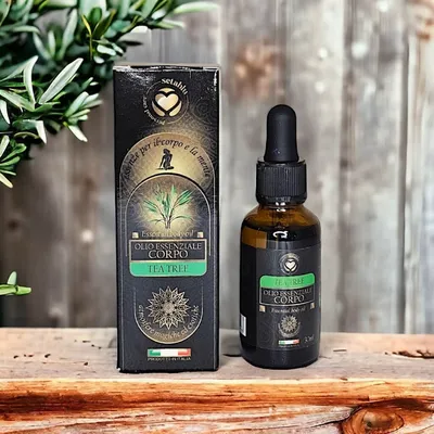 Produktbild von GKA 30 ml ätherisches Teebaumöl Duftöl Massageöl Aromaöl Körperöl Teebaum für Diffusor Massage in Glasflasche mit Pipette