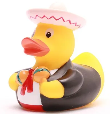 Produktbild von Badeente Mariachi Maracas-Spieler Vinyl 9,5 cm