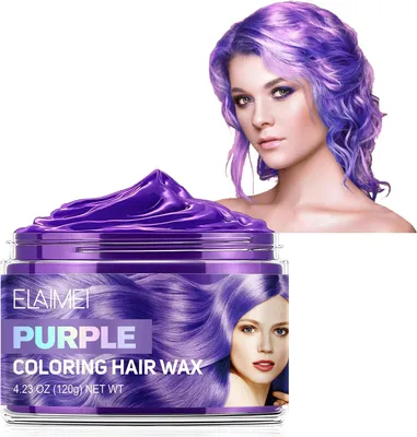 Obrázok produktu pre Farbený vosk na vlasy Elaimei - 120 g Purple