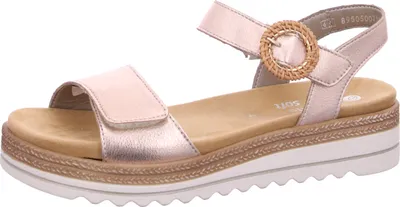Produktbild von Remonte Damen Sandale Klettverschluss und Zierschnalle D0Q52, Größe:38 EU, Farbe:Rosa