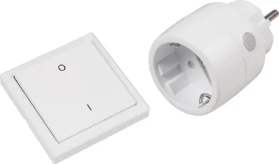 Produktbild von Funk-Schalter Set McPower ''Comfort'' Steckdose + Schalter, max. 3000W