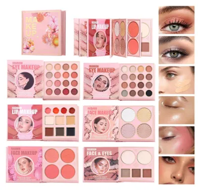 Imagen del producto de Paleta de maquillaje con colores mate y con brillo